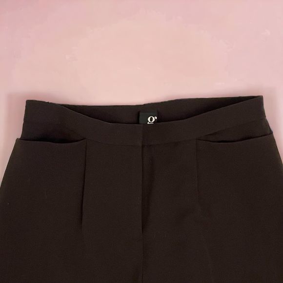 g Pant Suit Dark Brown Short Single Breasted Jacket Sz 4 Petite - Picture 7 of 9